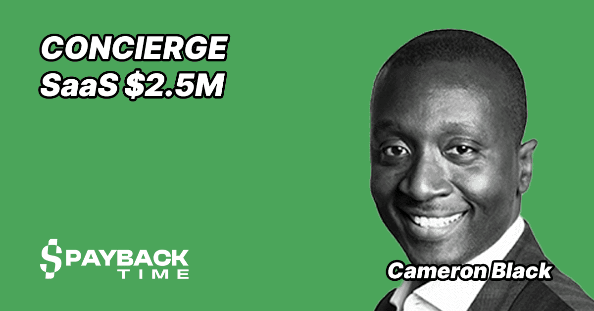 S3E53 – Cameron Black – Growing a Concierge SaaS to Over $2.5M